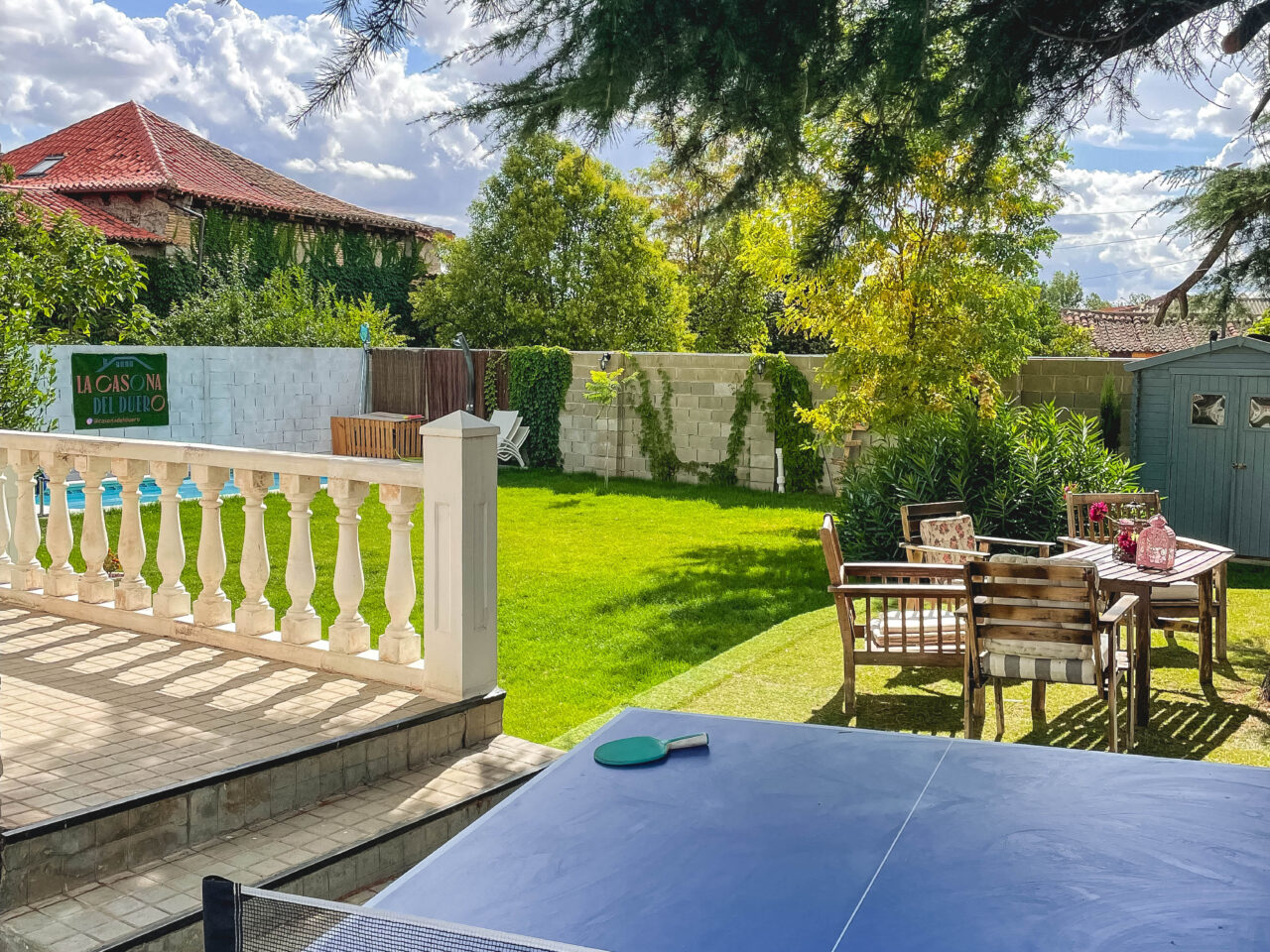 Casa rural en Valladolid con ping pong